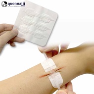 QUENNA 3Pcs/set Band-Aid Zipper Tie Wound Closure Patch Hemostatic Patch Wound Fast Suture Zipper Ba