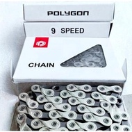 Polygon chain chain 9sp 9 speed 126L road mtb seli polygon /Rante polygon chain 9 speed Polygon chai