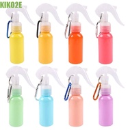 KIKO2E Spray bottle With Keychain Portable Girls Carabiner Hook Hand Sanitizer Hand Soap Travel Trig