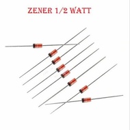 zener 1/2w 05 watt 6v2 62v 1n4735 do-35 6.2v 62 volt 6.2 dioda