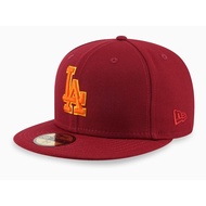 2025 Los Angeles Dodgers MLB Cooperstown 50th Anniversary Badlands Cardinal 59FIFTY Fitted Cap