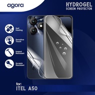 LAYAR Anti-Scratch Hydrogel For Itel A50 Hydrogel SCREEN Protector Film - ANTI SPY, FULL SCREEN, ITE