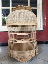 Sangkar Burung Perkutut Anyaman Rotan Tebok Lepas Tebok Anyaman Rotan