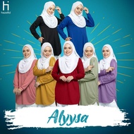 Alyysa Baju Tshirt Vaksin Muslimah Jersey Labuh | Hazel TD