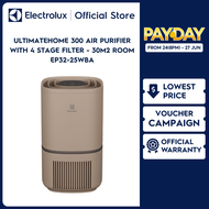 Electrolux EP32-25WBA UltimateHome 300 Air Purifier With 4 Stage Filter For 30m2 Room Coverage with