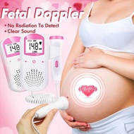 (Free Gel)Fetal Doppler Baby Heart Beat Pocket Fetal Rate Monitor LCD Probe Pregnancy Fetus-Listen t