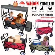 [STROLLER MULTI PURPOSE ]Wagon Stroller for Pet pram Kids Item Bulky Cat Dog Without Shade Brake