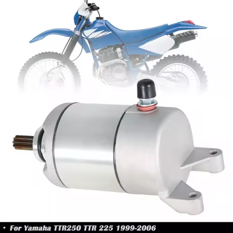 18762 Motorcycle Engine Starter Motor Replace for Yamaha TTR250 TT-R250 1999-2004 OEM Part NO.4GY-81