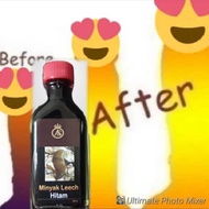 100% original .. minyak leech hitam / long time &amp; big machine / 30 ml massaging oil .