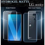 PWY MATTE HYDROGEL LG Q6 Q6 PLUS FRONT BACK/