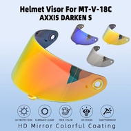 【2025NEW】For Axxis Draken S Helmet Visor For MT-V-18C full face lens Anti UV windshiled casco para m