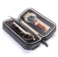 PU leather 8slot watch box travel portable zipper bag #Men home watch storage box手錶收納盒#手錶收納包#械手錶收納盒#