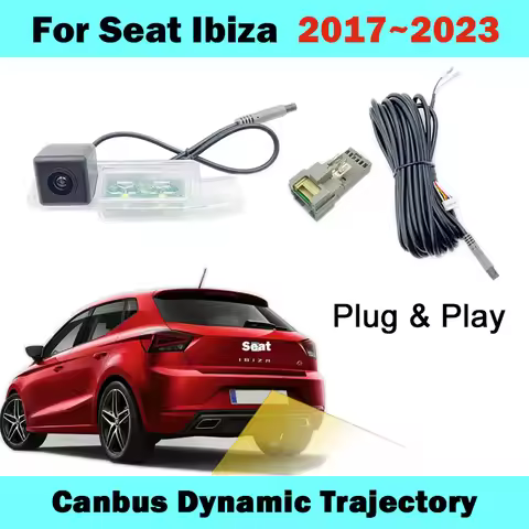 HICAMRUI Rear Reverse Camera for Seat Ibiza 6F KJ1 2023 2022 2021 2020 2019 2018 2017 Canbus Dynamic