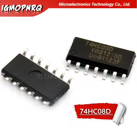 10PCS 74HC08D SOP14 74HC08 SOP SN74HC08DR SOP-14 SN74HC08 SMD new and original IC