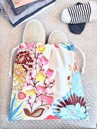 雙面 大束口袋 旅行 收納袋 衣物袋 鞋袋