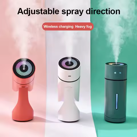260ML Wireless Air Humidifier USB Aromatherapy Diffuser 1000mAh Rechargeable Battery Ultrasonic Cool