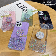 【品質認證】適用蘋5手機殼滴膠星空金箔iphone2/6手機殼4pro閃支架3