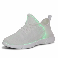 Optical Fiber Luminous Shoes Men Women Casual Light Shoes usb Charging Colorful Flashing Shoes LED L