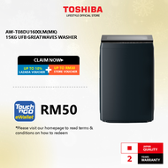Toshiba AW-T08DU1600LM(MK) 15KG UFB Greatwaves Washer/Mesin Basuh / 洗衣机