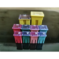 Short, long, mini box car fuse 20A, 30A, 40A, 50A, 60A, 80A car fuse set