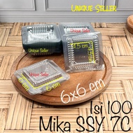 [Contents 100] Mika 7C SSY 7 C Size 6x6 cm 6 cm Mika Cake Bika Ambon Klepon Jentik Manis Putu Ayu Pu
