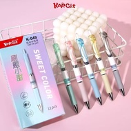 KAPCAT K-049 Press gel pen BLACK INK 12pcs Office/School supplies/giveaway