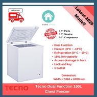 Tecno 160L Dual Function Chest Freezer, TCF160R