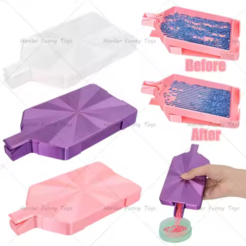 Hot DIY Craft Diamond Painting Tray Large Capacity Beading Plates Drill Storage Container 5D Diamond