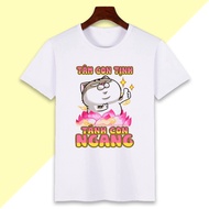 Unisex T-Shirts, Cute AMI Cat Men'S And Women'S T-Shirts, Korean cotton, Wide form LVC88