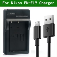 EN-EL9 Digital Camera Micro USB Charger For Nikon EN-EL9a EN-EL9e MH-23 D40 D40X D60 D5000 D3000