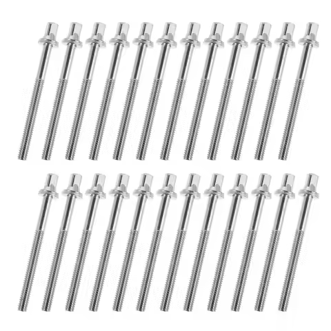24pcsM5 Drum Tension Rods Bass Drum Replacement Tension Screws Drum Tension Nut Percussion Instrumen