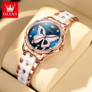 OLEVS Ladies Quartz Watch Business Casual Dual-Use Luminous Pointer Waterproof Light Luxury Simple G