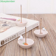 SEPTEMBER Incense Holder Cone Coil Perfume Resin Small Animals Multifunctional Healing Ash Catcher