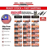 [Original] Maxell Batteries LR44/LR41/LR1130 1.5V 2pcs or 10pcs