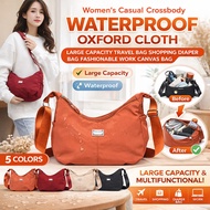 【Waterproof and Spacious】 Large Capacity Oxford Shoulder Bag Shoulder Bag/Waterproof Bag/Oxford Bag