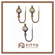 [FITTO] J-28-8080 ARTISTIC CURTAIN HOOK 13 - (HOLD BACK SERIES)