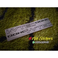 sticker pintu ivtec dohc honda