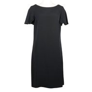 【日本直送】PRADA 黑色短袖嫘縈 Back Hole 洋裝 女仕【二手】