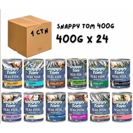 (1 Carton ) Snappy Tom Cat Canned 400G x 24 Cans - Cat Wet Food