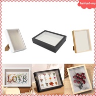 [FunfuneeMY] Dried Flower Display Frame Box DIY Shadow Box Frame Wooden Collection 3cm Inside Depth 