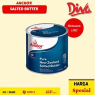 Anchor Butter Salted 2kg / butter anchor 2kg mentega