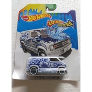 HOT WHEELS COLOR SHIFTER 77 CUSTOM DODGE VAN