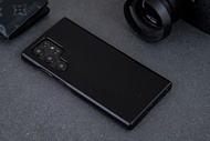 ARMOR Samsung Galaxy S23 Ultra 全真皮電話保護殼_午夜黑