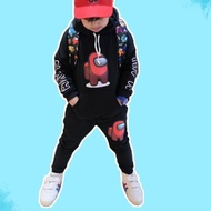 Star 3.3 Children 's Sweaters 4-15y / Hoodie Among Us (black)
