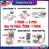 Egg Tart Mould / Acuan Aluminium Kuih Tart Mould / Biscuit Mould/ Acuan Kuih / Fruit Tart