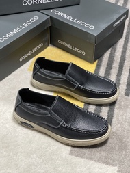 Original Ecco Men's Fashion Casual Shoes Walking Shoes Work Shoes Formal Shoes Leather Shoes LY924010