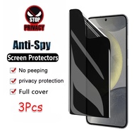 HTCU23 U23Pro U24Pro WildfireX 3Pcs 1000D Anti Spy Privacy Soft Hydrogel Film For HTC Wildfire E5 E 