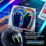 MATA Arai hologram eye sticker made of premium quality material