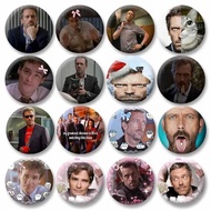 TV Show House MD Enamel Pin Badge on Backpack Clothes Accessories Tinplate Round Brooch Funny Custom