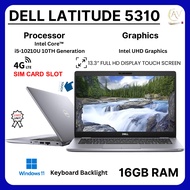 {SIM CARD SLOT} Dell Latitude 5310 Laptop Intel Core i5-10TH GEN 13.3" FHD Touch Screen Windows 11